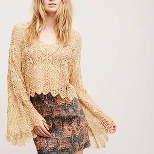 Free People Paisley Miniskirt